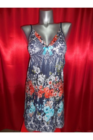 Роскошная сорочка на тоненьких бретелях Fashion 1984